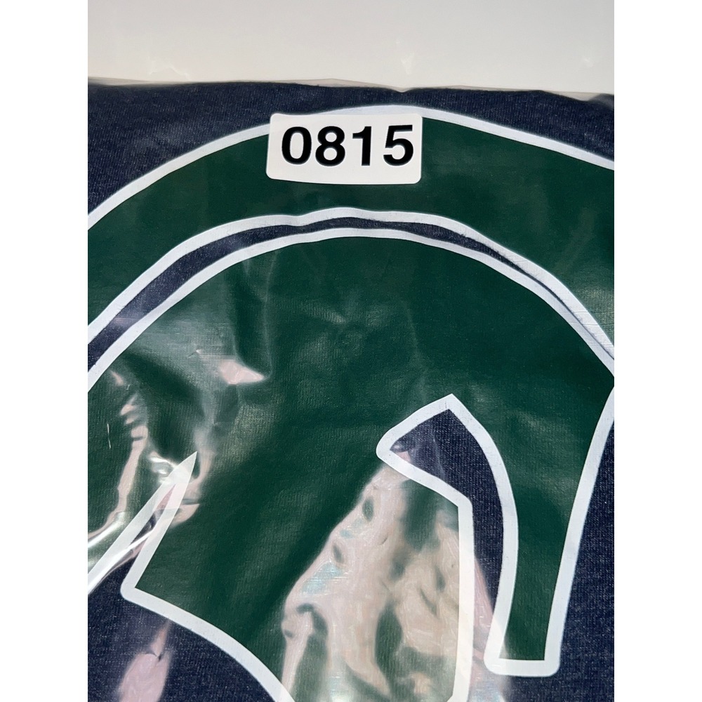 Michigan State Spartans Performance Hoodie Mens Medium Blue New Era College MSU - Picture 10 of 10